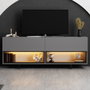 Hanah Home Ekol Down - Soporte para TV Antracita